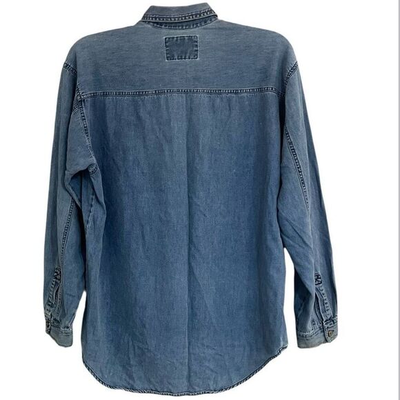 Levi’s Vintage Mens Denim Red Tag Two Horse Logo & 1850 Two Pocket Button Up Sz - Picture 9 of 12